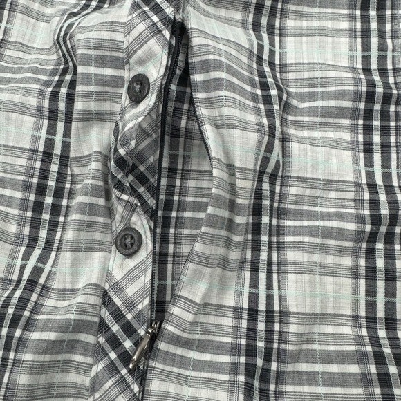 COLUMBIA‎ Womens Vented Hiking long sleeve button roll tab plaid shirt - M - Picture 7 of 12